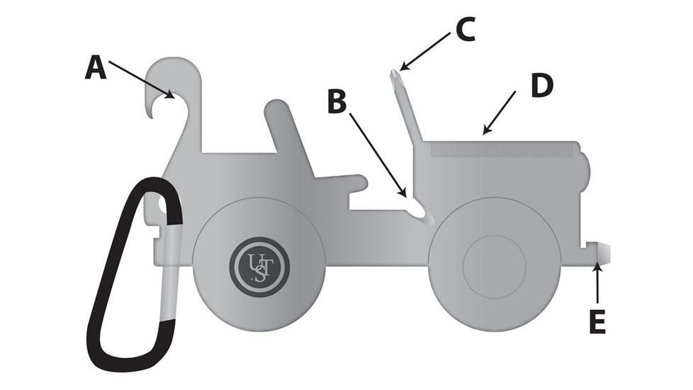 UST Tool A Long, Off-Road, Silver 20-12092