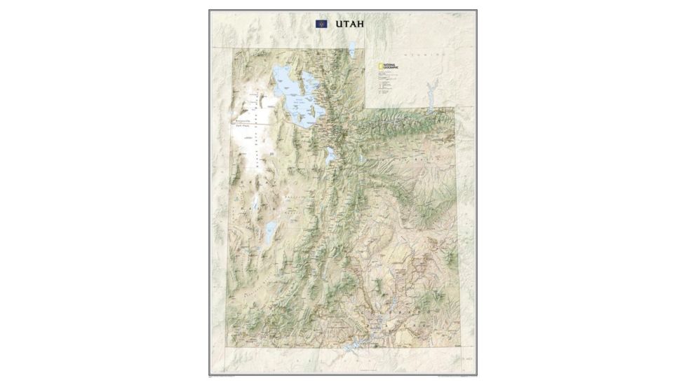 Utah Wall Map