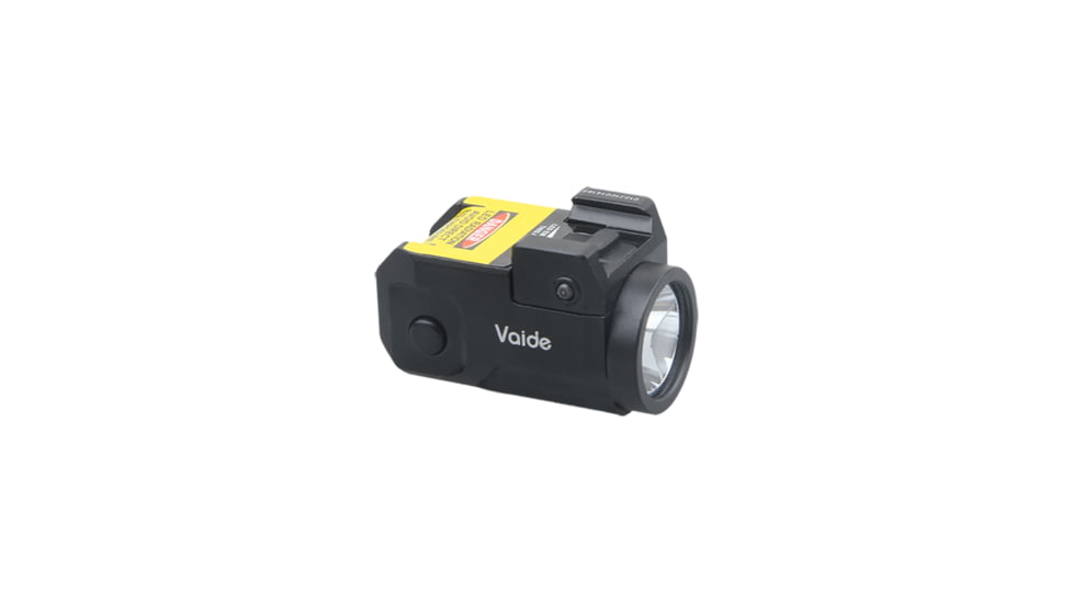 Vaide Scrapper Subcompact LED Pistol Flashlight, White, 500 Lumens, Black, VAPL-01
