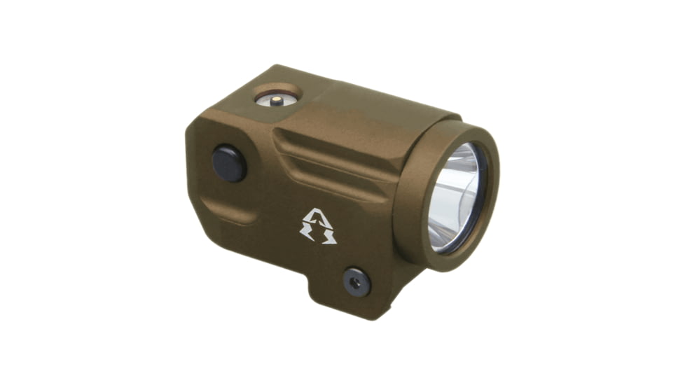 Vaide Scrapper Subcompact LED Pistol Flashlight, White, 500 Lumens, Chorme, VAPL-02