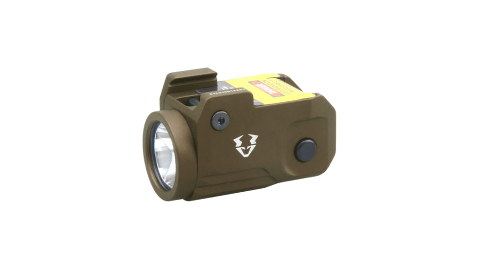 Vaide Scrapper Subcompact LED Pistol Flashlight, White, 500 Lumens, Chorme, VAPL-02