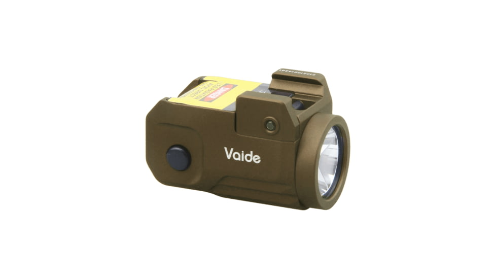 Vaide Scrapper Subcompact LED Pistol Flashlight, White, 500 Lumens, Chorme, VAPL-02