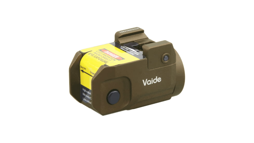 Vaide Scrapper Subcompact LED Pistol Flashlight, White, 500 Lumens, Chorme, VAPL-02