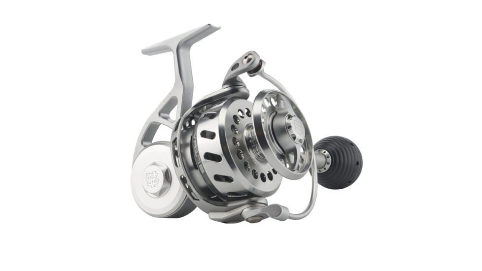 Van Staal VR Series Bailed Spinning Reel, 4.8/1, Left, 175, Silver, VR175