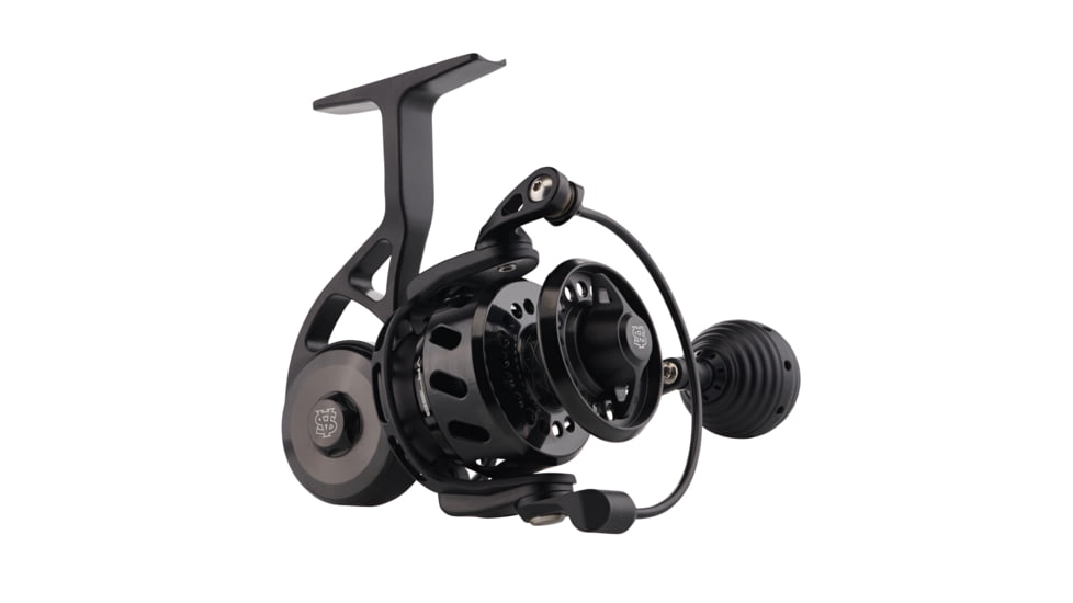 Van Staal VR Series Bailed Spinning Reel, 6.3/1, Left, 75, Black, VR75B