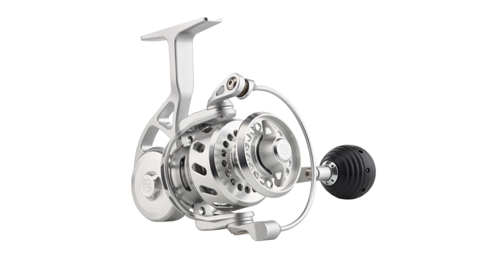 Van Staal VR Series Bailed Spinning Reel, 6.3/1, Left, 75, Silver, VR75