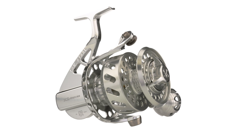 Van Staal VSX2 Bail-less Spinning Reel, 5.1/1, Left, 300, Silver, VS300SX2