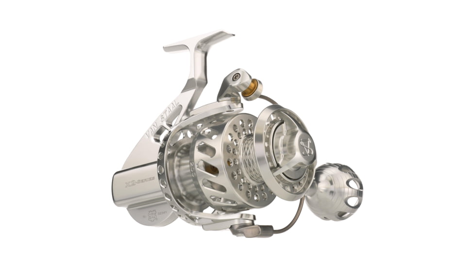 Van Staal VSX2 Bailed Spinning Reel, 4.25/1, Left, 200, Silver, VSB200SX2