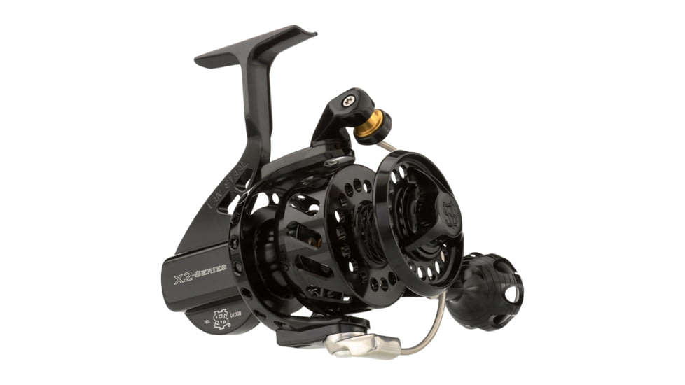 Van Staal VSX2 Bailed Spinning Reel, 4.75/1, Left, 150, Black, VSB150BX2