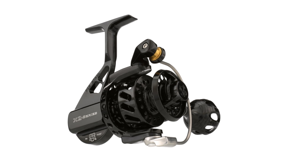 Van Staal VSX2 Bailed Spinning Reel, 5.9/1, Left, 50, Black, VSB50BX2