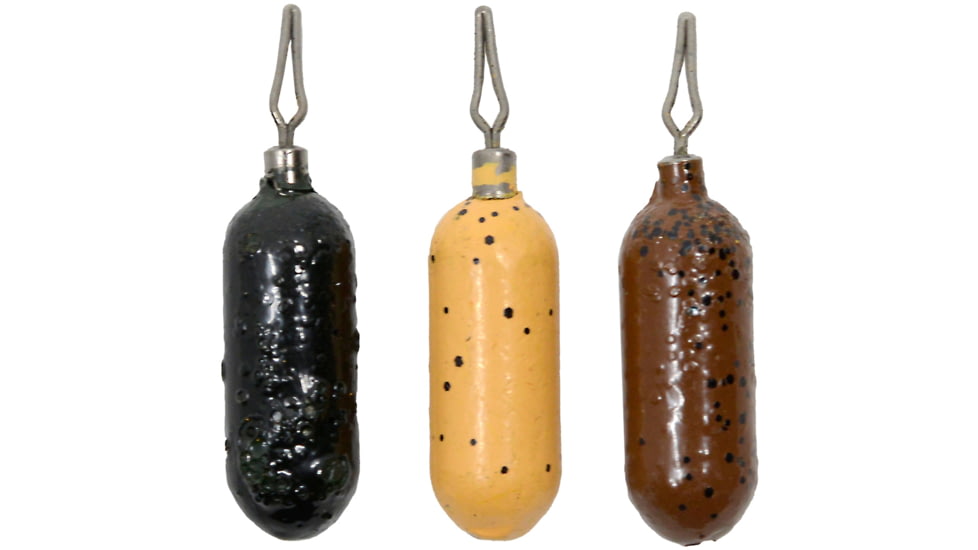 Vanguard Dropshot Sinker Cyl, 3/8oz, 6-Pack, VDSC38-6