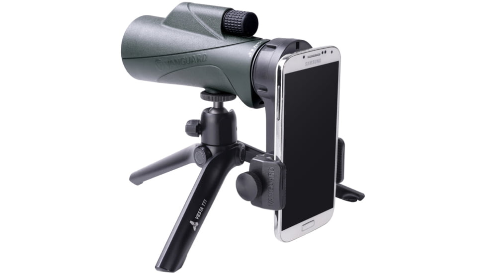 Vanguard ED Glass 10x42 Monocular, PA-60 Smart Phone Adaptor, Bluetooth, Green, VEO HD2 1042M