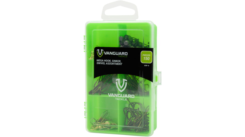 Vanguard Hook, Sinker, Swivel Assortment, 150 Pieces, VVP-9