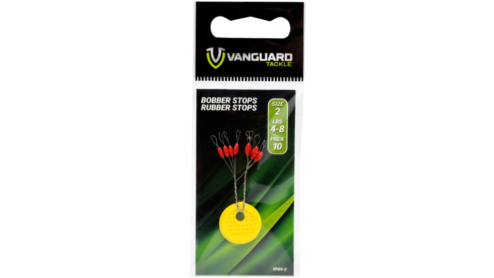 Vanguard Rubber Bobber Stops, Size 2, 4-8 Lb, VPBS-2