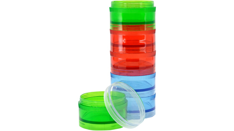 Vanguard Screw Stack Jar Assortment, 1.5in, 6-Pack, VPB158-AST