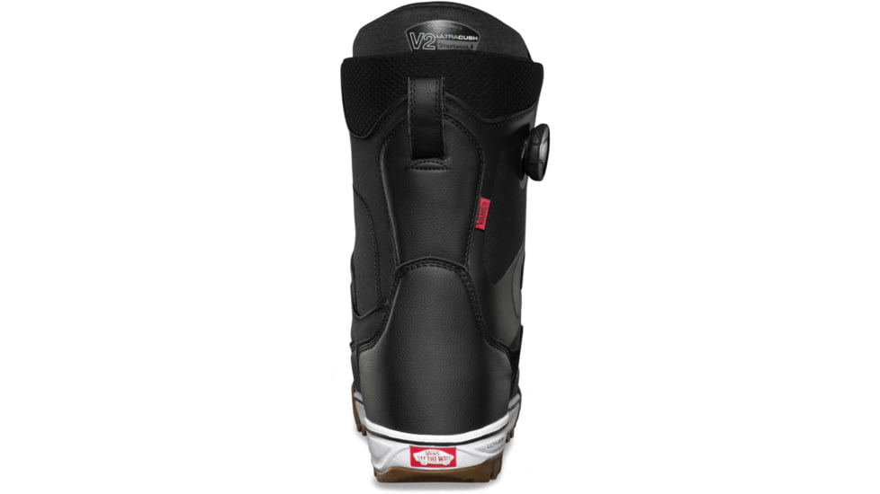 Vans Aura Pro Snowboarding Boots - Mens, Black/White, 9.5 US, VN0A54G1-Y28-9.5