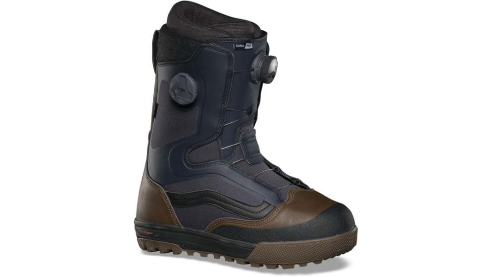 Vans Aura Pro Snowboarding Boots - Mens, Blue/Brown, 12 US, VN0A54G1-0BO-12