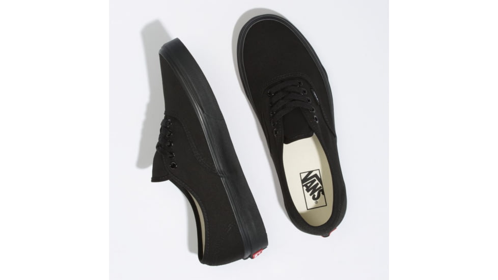 Vans Authentic Casual Shoes, 6 US M/7.5 US W, Black/Black, VN000EE3BKA-BLACK-6