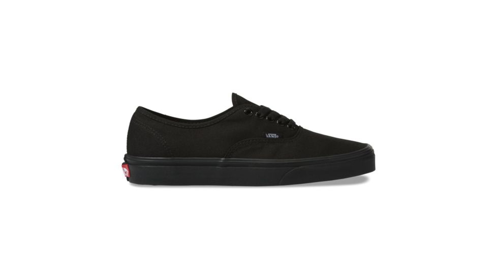 Vans Authentic Casual Shoes, 6 US M/7.5 US W, Black/Black, VN000EE3BKA-BLACK-6