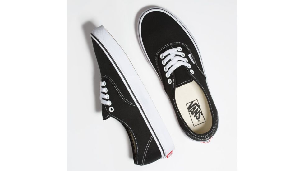 Vans Authentic Casual Shoes, 17 US M/18.5 US W, Black, VN000EE3BLK-BLACK-17