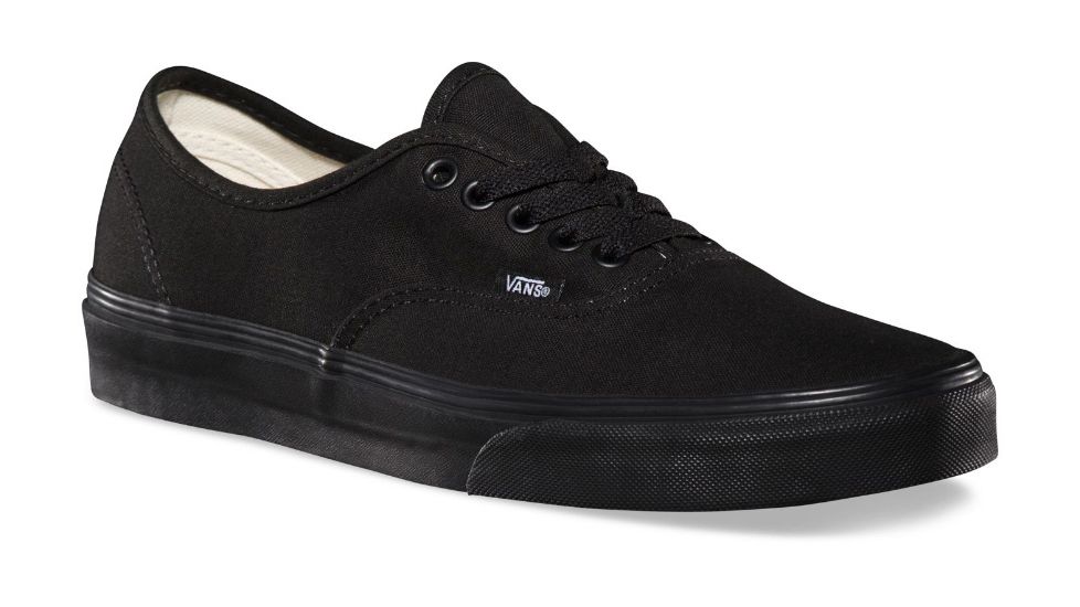 Vans Authentic Casual Shoes, 8 US M/9.5 US W, Black/Black, VN000EE3BKA-BLACK-8