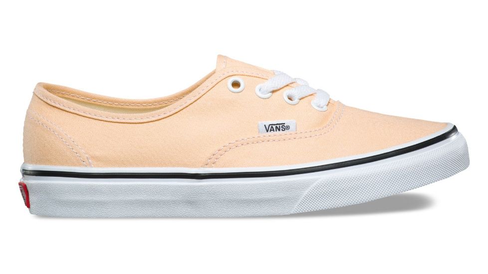 Vans Authentic Casual Shoes - Unisex, Bleached Apricot/True White, Mens 8 US/Womens 9.5 US, VN0A38EMU5Y-8 US/9.5 US