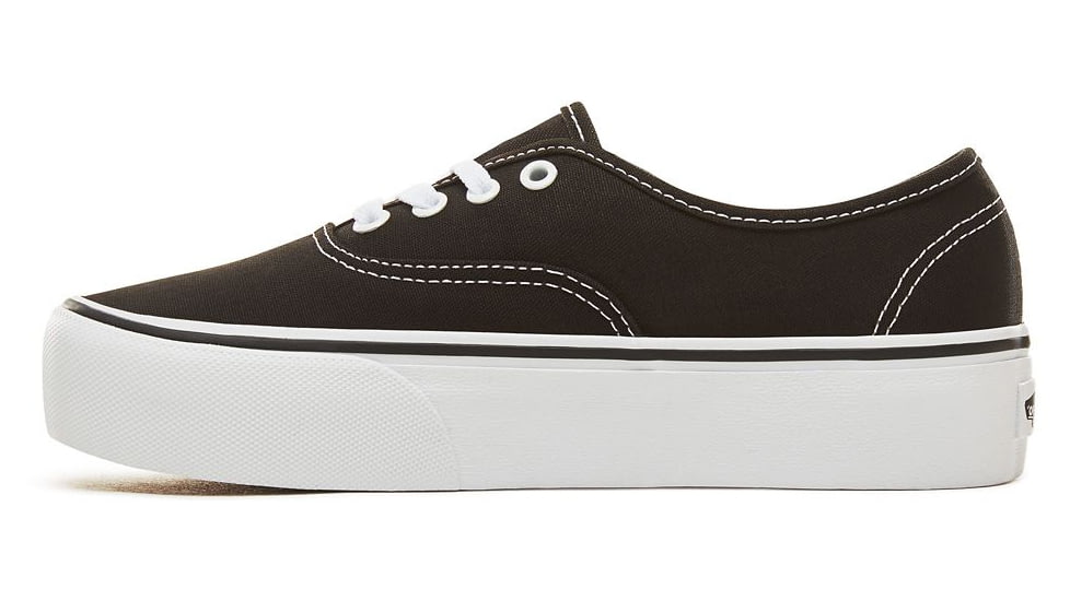 Vans Authentic Platform 2 Shoes, Black, 6.5, VN0A3AV8BLK-BLK-6.5
