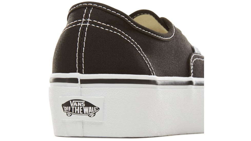 Vans Authentic Platform 2 Shoes, Black, 6.5, VN0A3AV8BLK-BLK-6.5