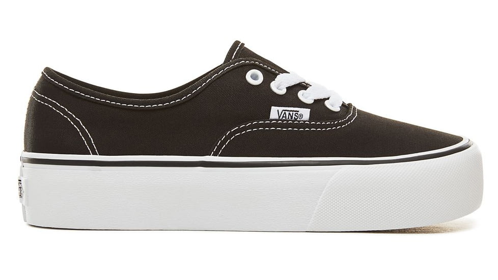 Vans Authentic Platform 2 Shoes, Black, 6.5, VN0A3AV8BLK-BLK-6.5