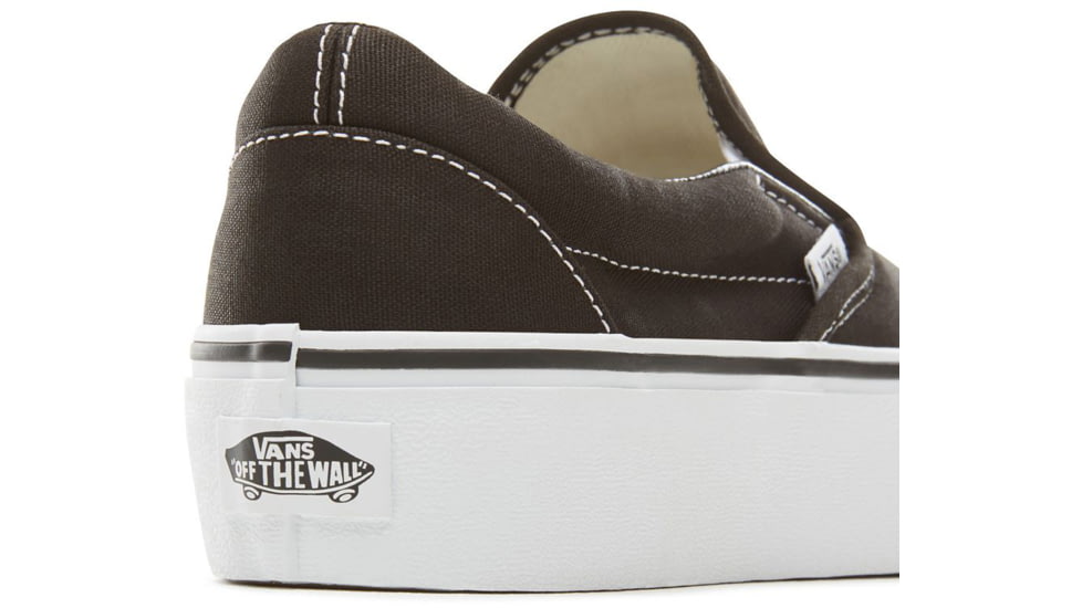 Vans Classic Slip-On Platform, Black, 4.5, VN00018EBLK-BLK-4.5