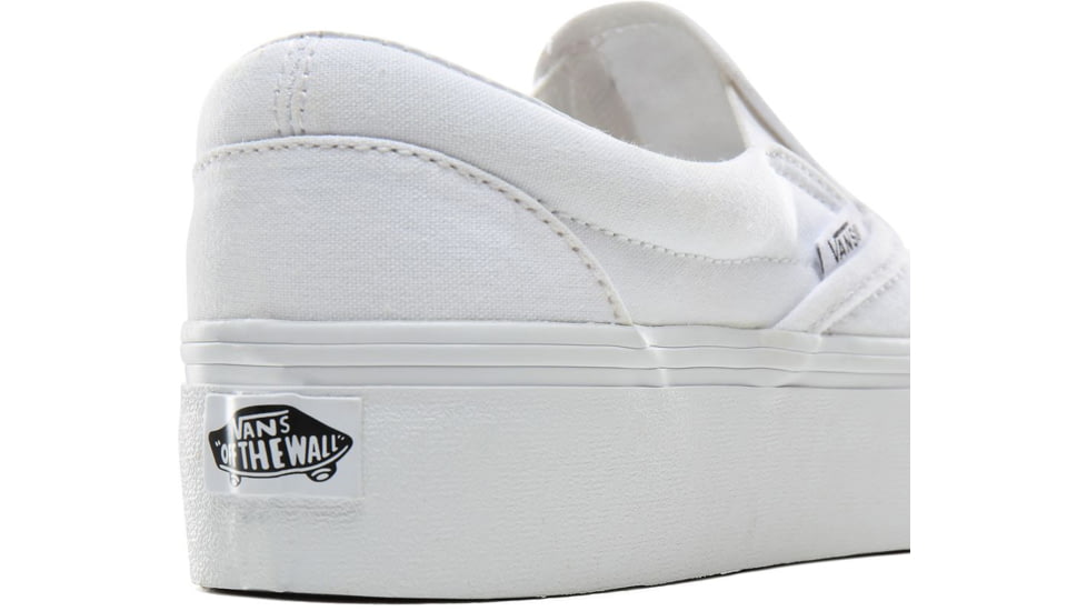 Vans Classic Slip-On Platform, True White, 5.5, VN0A3JEZW00-W00-5.5