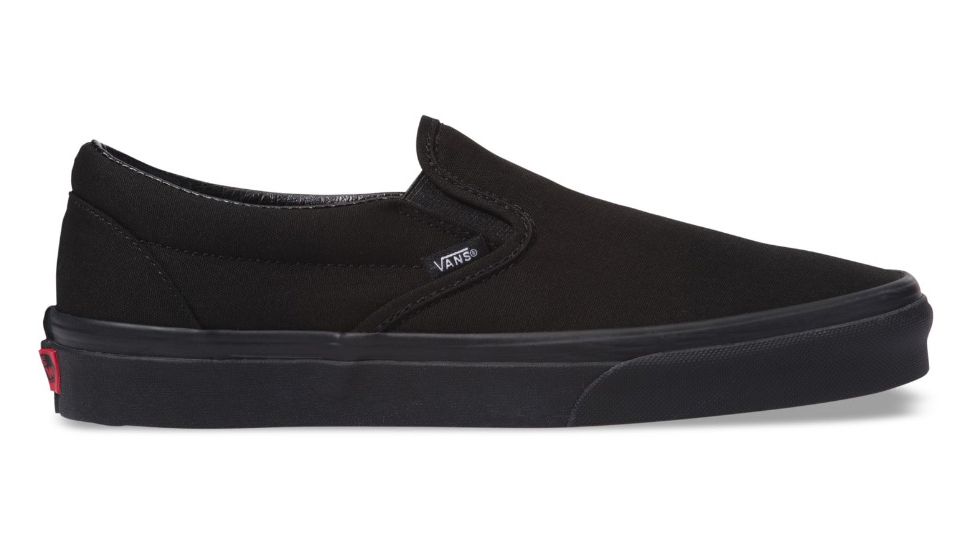 Vans Classic Slip-On Shoes, 10 US M/11.5 US W, Black, VN000EYEBKA-10 US/11.5 US