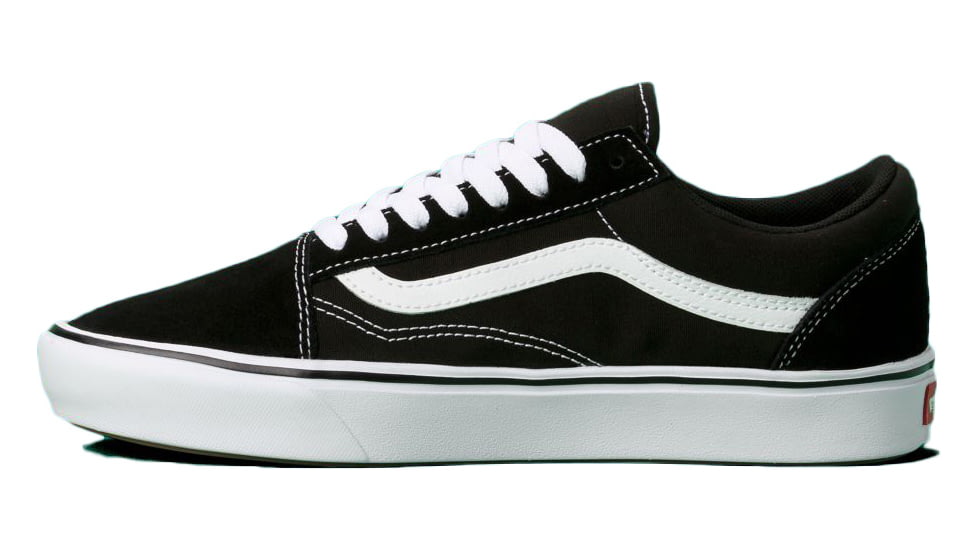 Vans Comfycush Old Skool, Classic Black/True White, 4, VN0A3WMAVNE-VNE-4