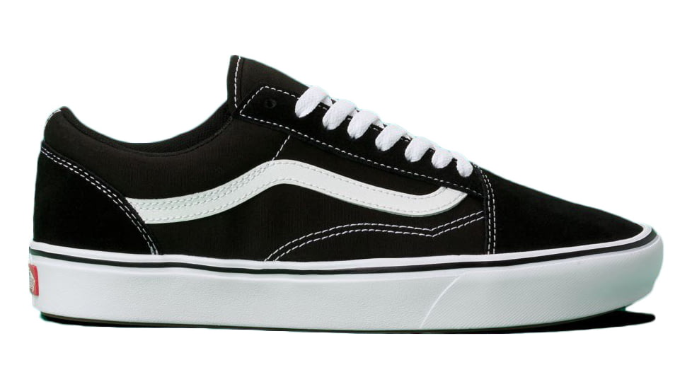 Vans Comfycush Old Skool, Classic Black/True White, 4, VN0A3WMAVNE-VNE-4