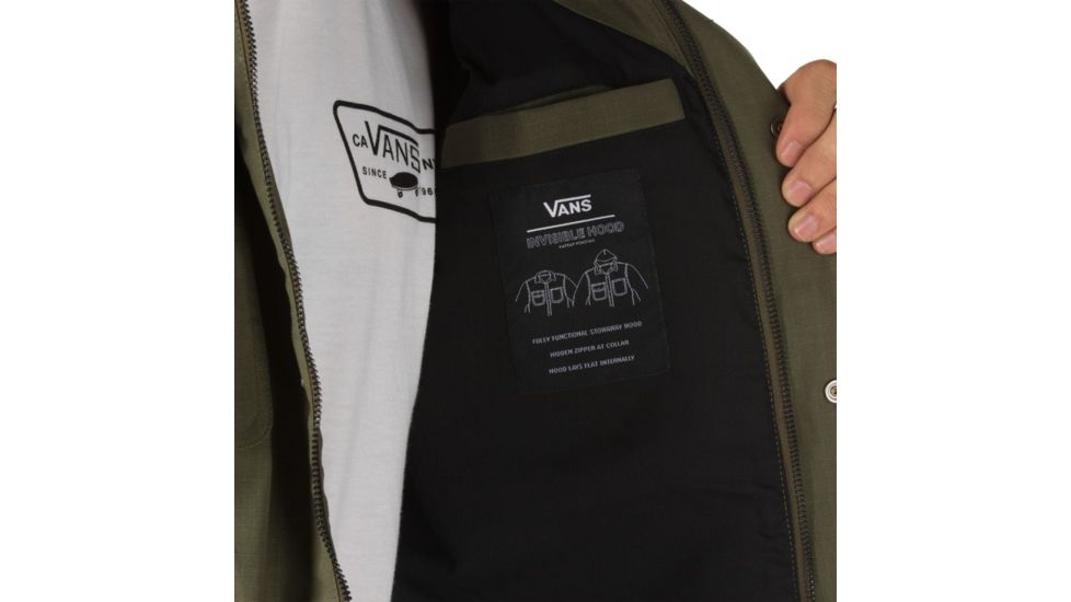 Vans Drill Chore Coat Lined - Mens, Grape Leaf, Medium, VN0A456ZTTD-M GREEN-M
