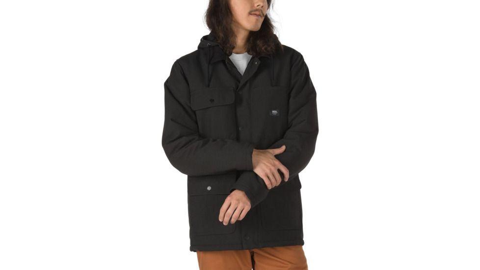 Vans Drill Chore Coat MTE Jacket- Mens, Black, Small, VN0A45APBLK-Small