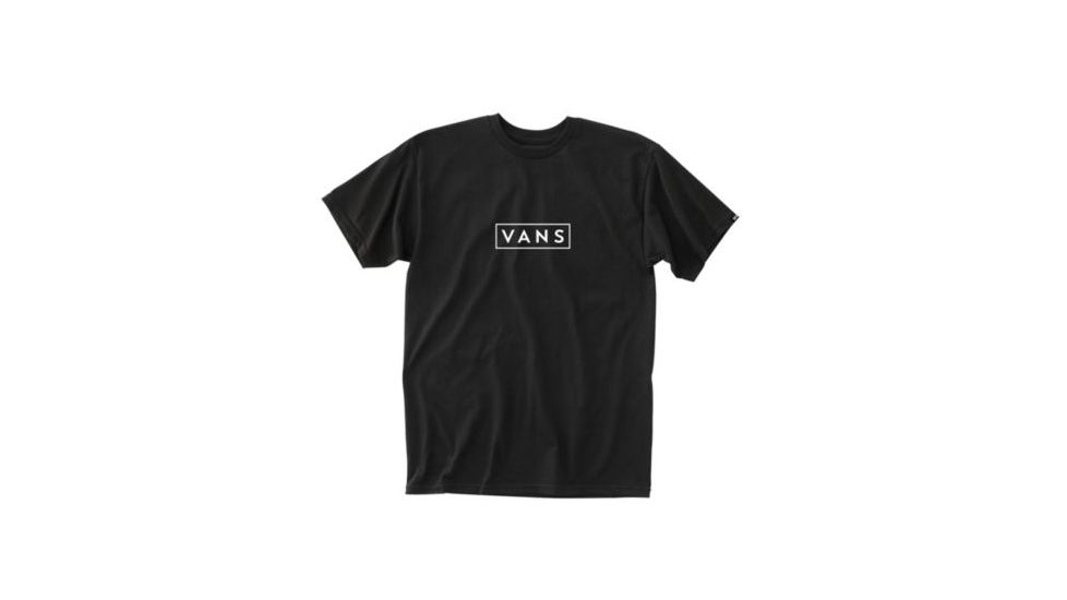 Vans Easy Box SS Logo Tee - Mens, Black, XLarge, VN0A3HREBLK-XLarge
