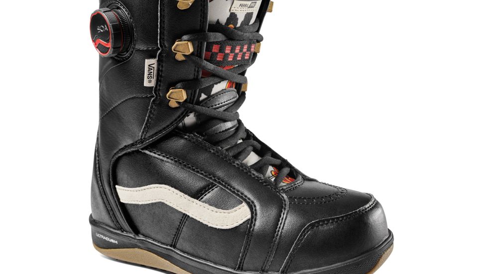 Vans Ferra Pro Snowboard Boots - Womens, Black/Marshmallow, 8 US, VN0A3TFRT16-8