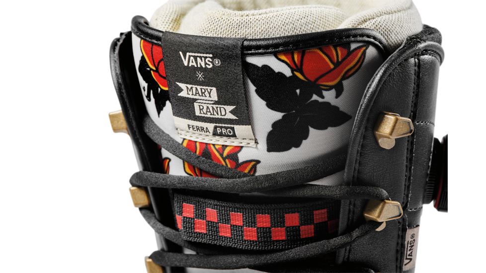 Vans Ferra Pro Snowboard Boots - Womens, Black/Marshmallow, 8 US, VN0A3TFRT16-8