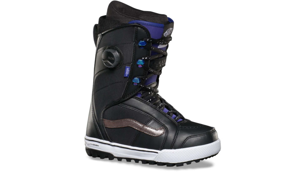 Vans Ferra Pro Snowboarding Boots - Womens, Black/Purple, 8 US, VN0A3TFR-B5P-8