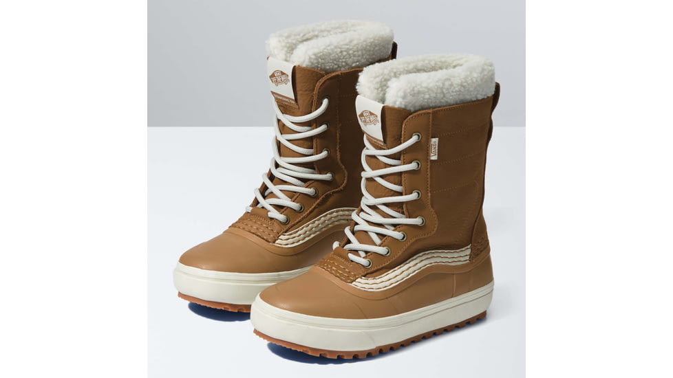 Vans Fu Standard Zip Snow MTE Shoes - Womens, Chipmunk/Marshmallow, 8, VN0A5JI5GWU1-M-8