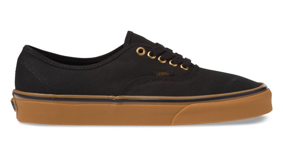 Vans Gum Authentic Casual Shoes, 7 US M/8.5 US W, Black Rubber, VN000TSVBXH-7 US/8.5 US
