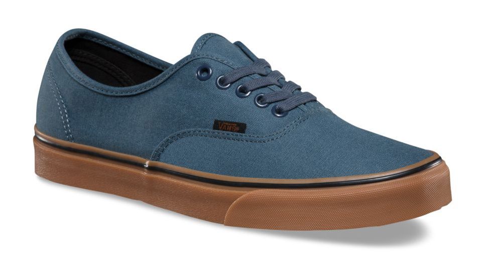 Vans Gum Authentic Casual Shoes - Unisex, Dark Denim/Black, Mens 9.5 US/Womens 11 US, VN0A38EMU4C-9.5 US/11 US