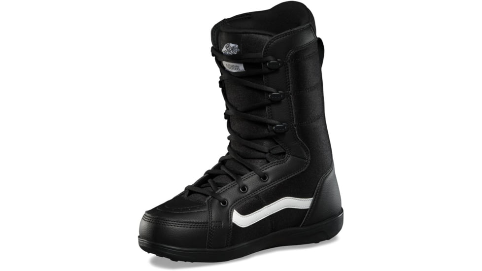 Vans HI Standard Linerless - Mens, Black/White, 7, VN0A4BIVY28-7