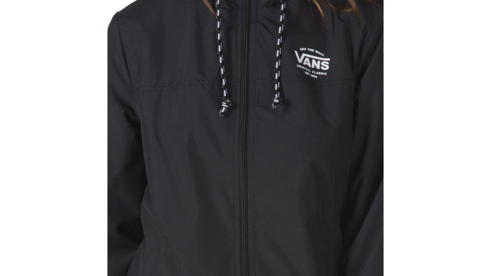 Vans Kastle Ii Windbreaker - Womens, Black, Extra Small, VN0A3PC4BLK-XSmall