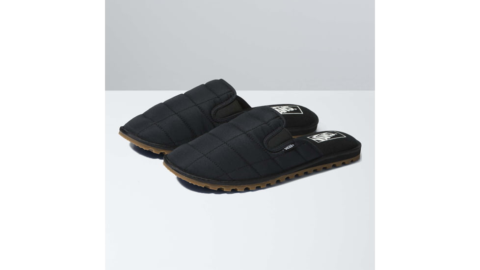 Vans Mountain Mule Vansguard Slippers, Quilted Black, 8, VN0A5JI6BLK1-M-8