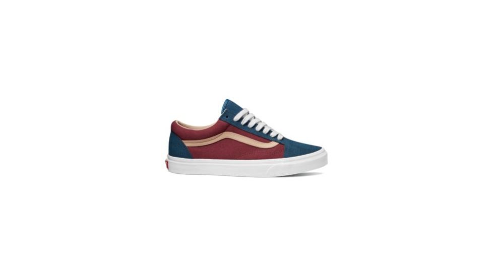 Vans Old Skool Casual Boot, Textured Suede Sailor Blue/Port Llt, 10 US, VN0A38G1VMN-10 US/11.5 US