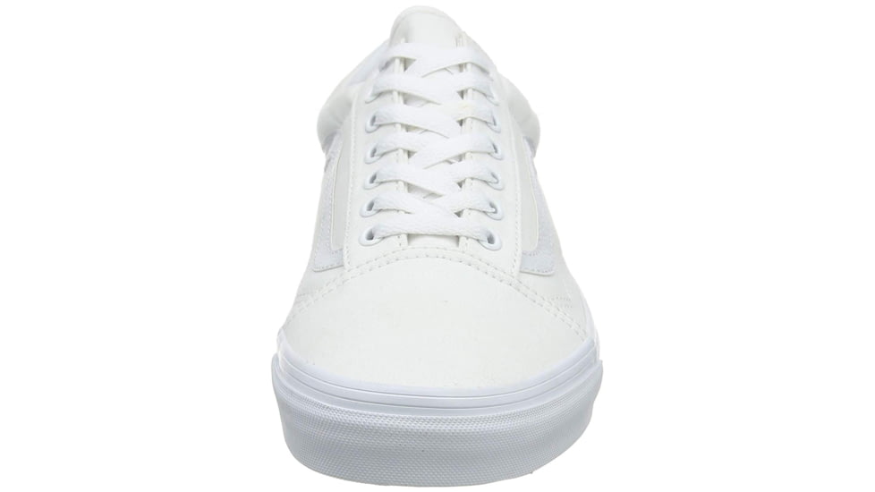 Vans Old Skool Shoes, 6 US M/7.5 US W, True White, VN000D3HW00-WHITE-6