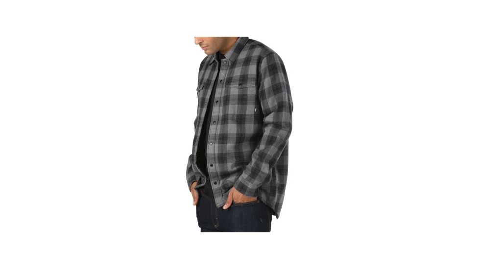 Vans Parnell MTE Heavy Weight Flannel Shirt - Men's, Gravel Heather, Small, VN0A3HW31S0-Small