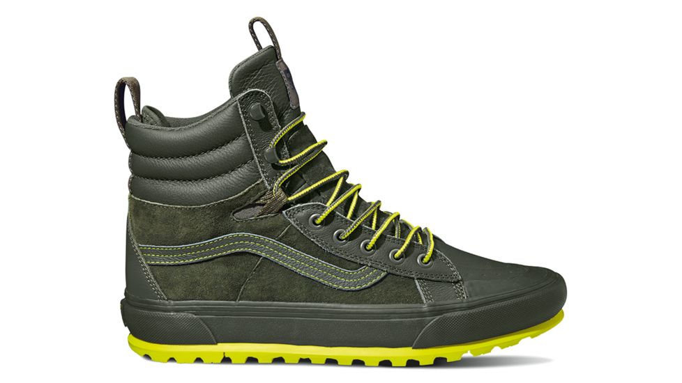 Vans Sk8-Hi Boot MTE 2.0 DX Shoes, Forest Night/Primrose, 4.5, VN0A4P3GTUC-4.5